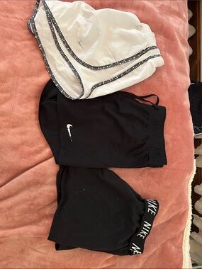 Nike Black & White Athletic Shorts Set